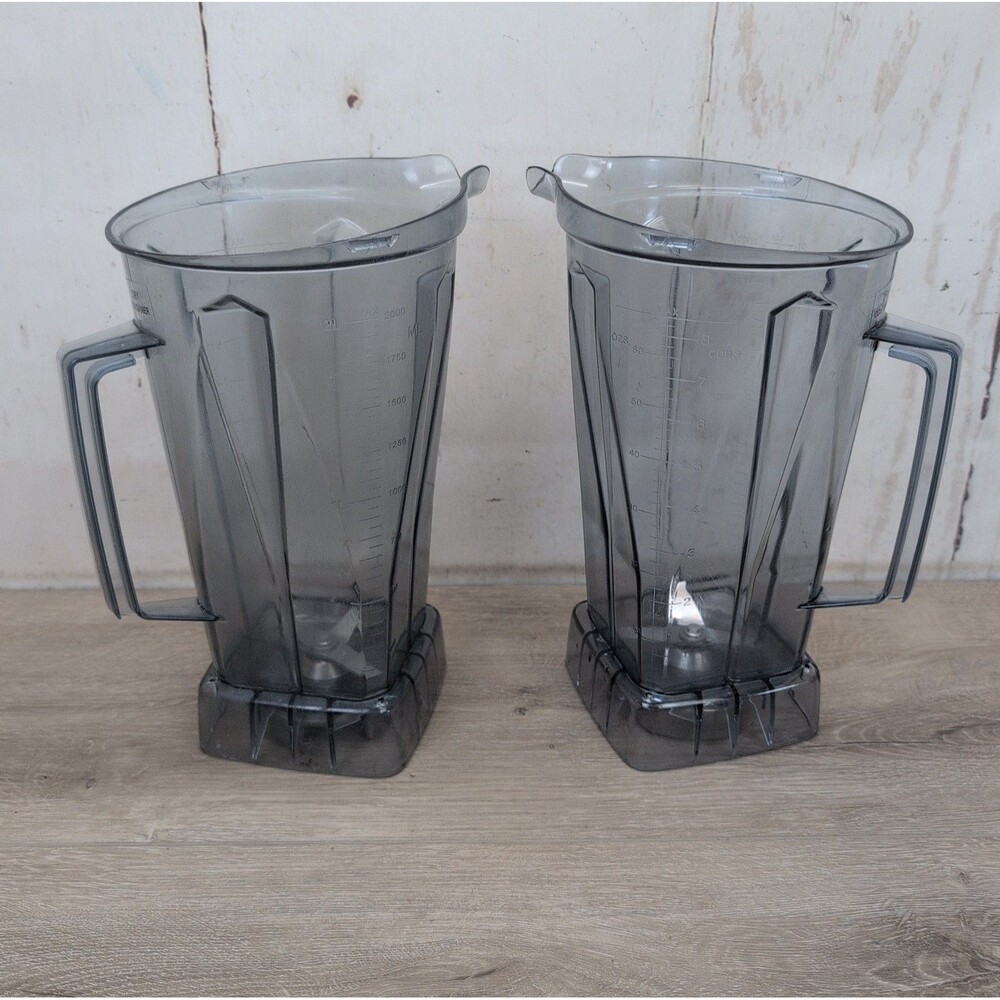 Lot Of 2 Replacement Containers For Vitamix  Dry Container 60oz Pitchers Only